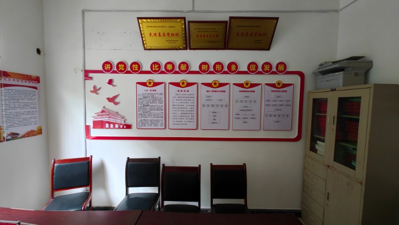陕西省镇巴屈家山矿业有限公司党员活动室