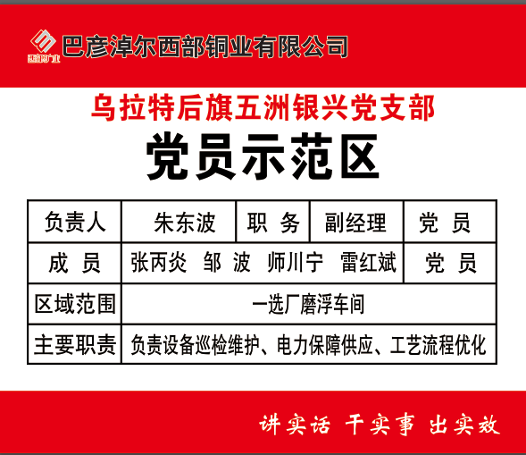 党员示范区