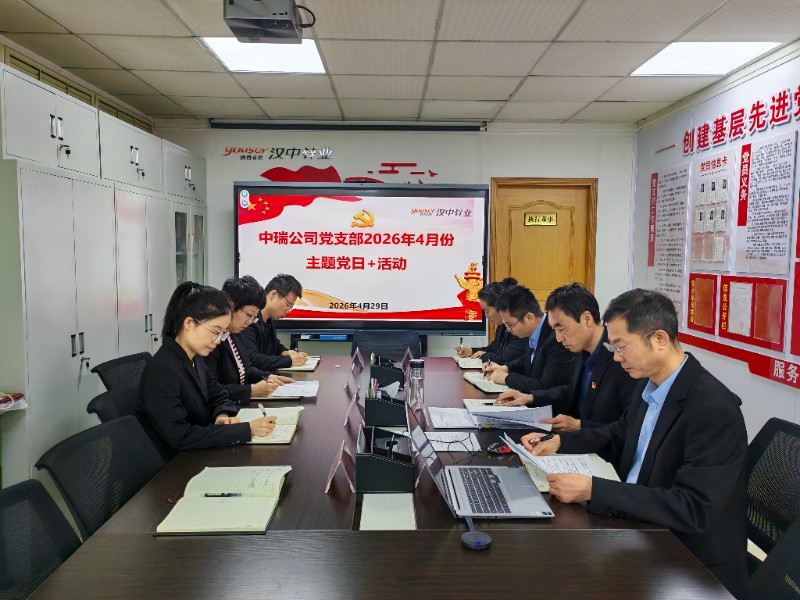 中瑞公司4月份主题党日+活动